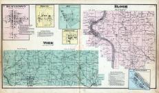 Bloom Township, York Township, Deavertown, Eagleport, Airington, Bristol, Joy, Morgan County 1875